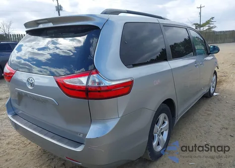 2016 Toyota Sienna Le 8 Passenger из США, поврежденный, VIN 5TDKK3DC1GS748613